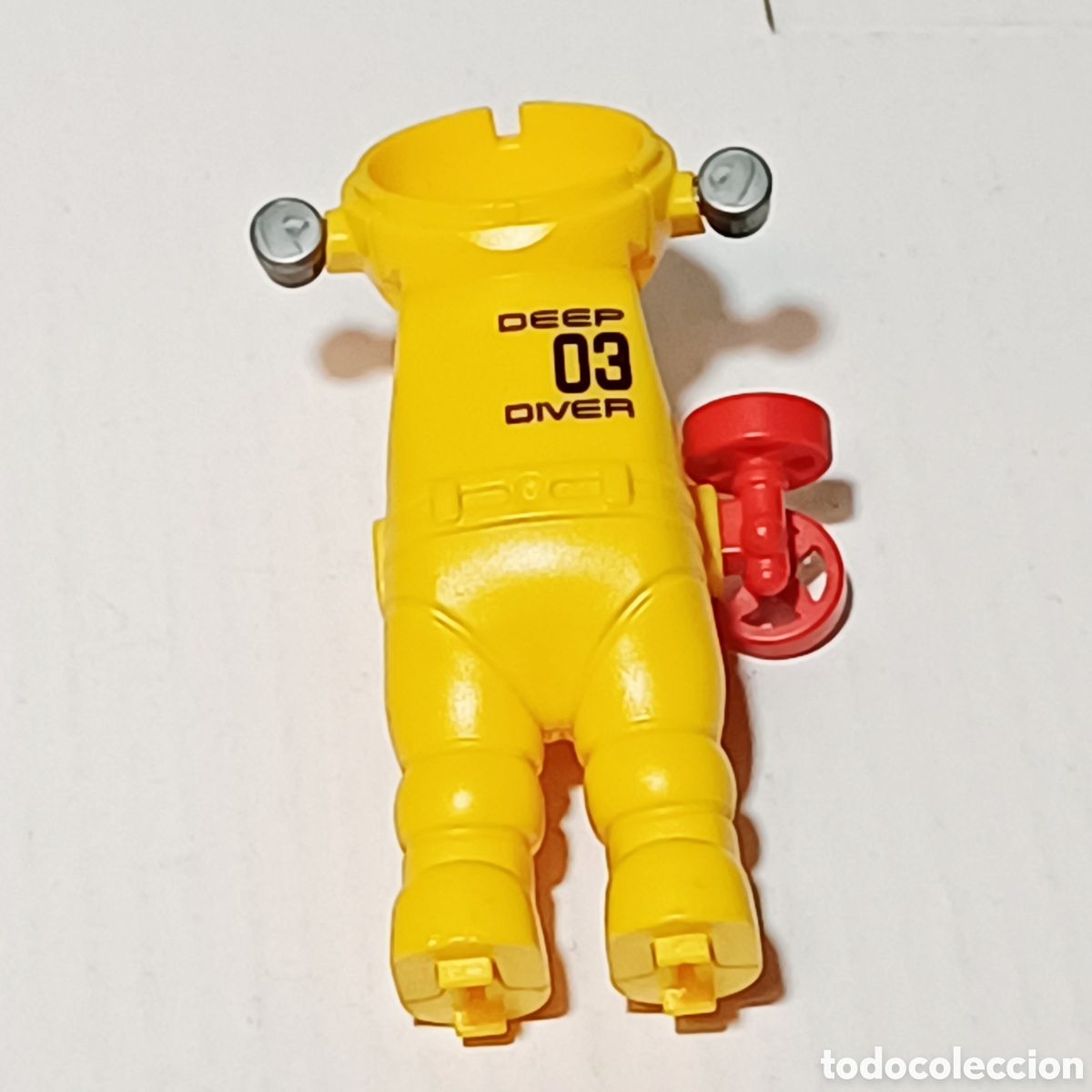 Playmobil: Pieza playmobil carcasa traje amarillo buzo buceador deep sea diver ref. 4479