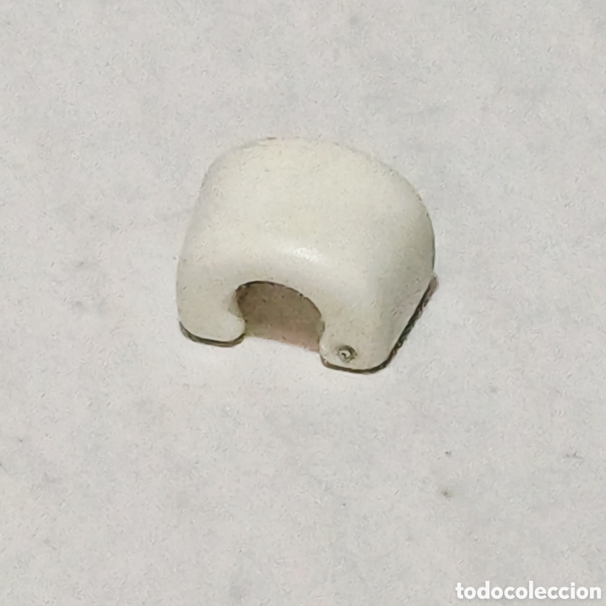 Playmobil: Pieza playmobil manguito mu&ntilde;equera pu&ntilde;os blanco