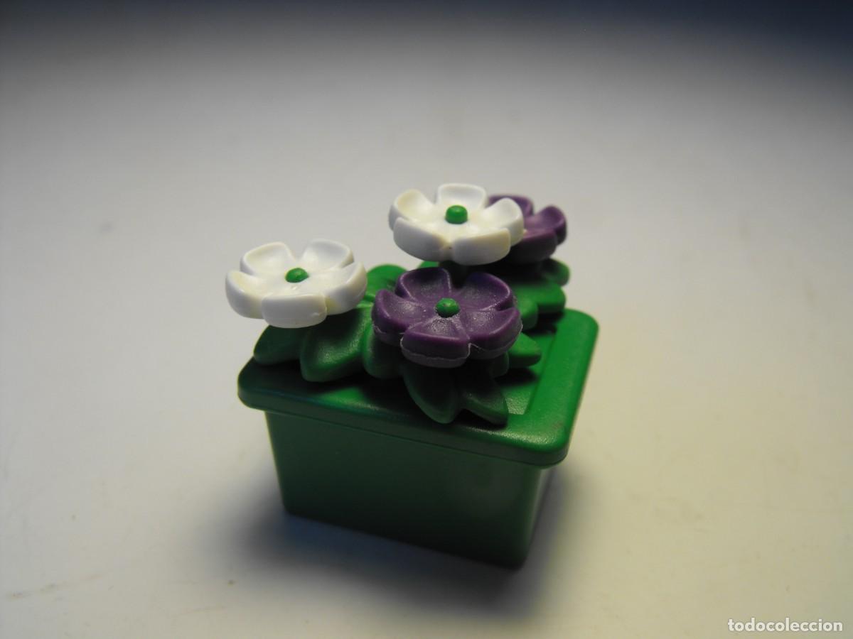 Playmobil: PLAYMOBIL. Planta con flores en maceta.