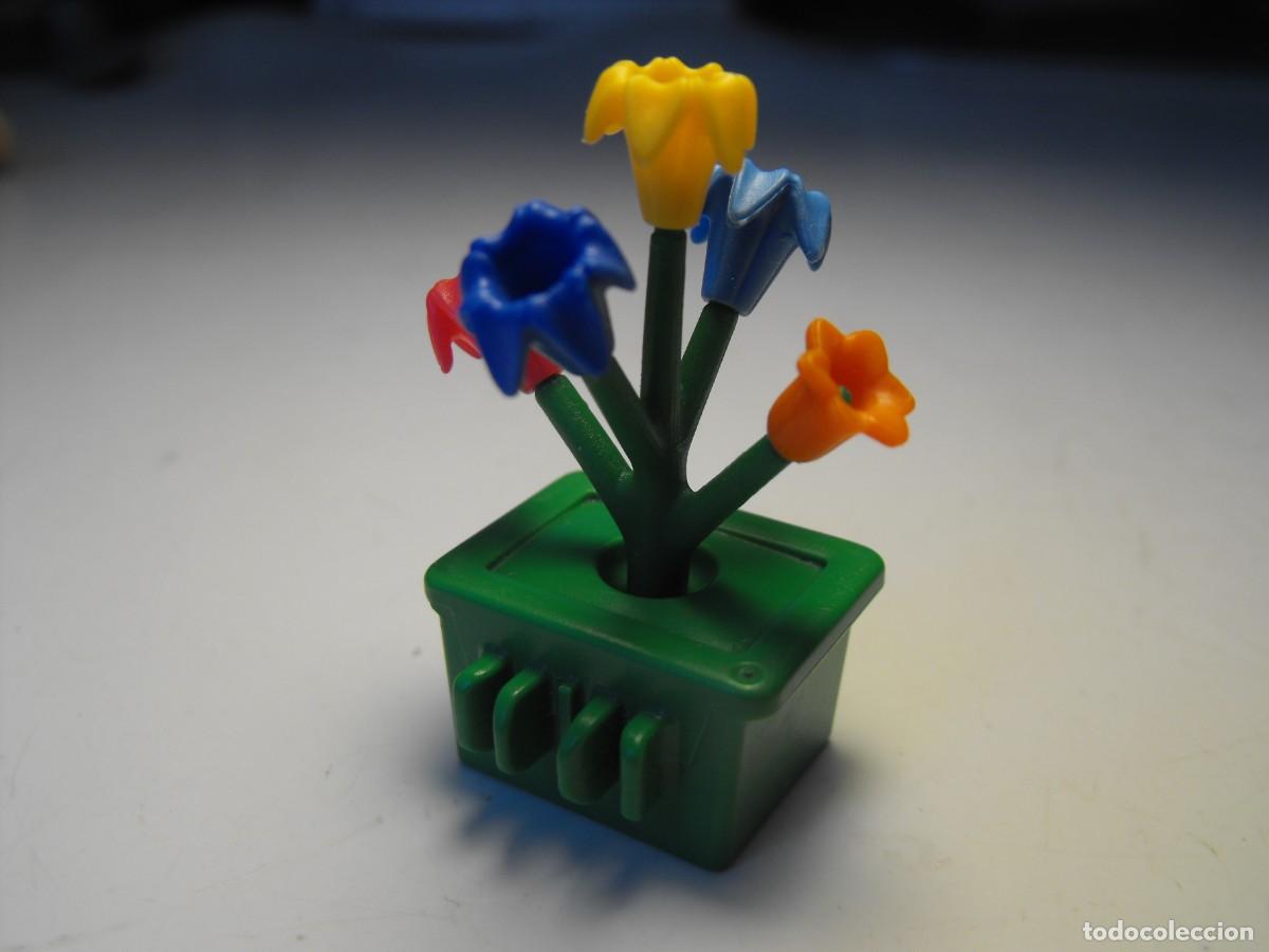Playmobil: PLAYMOBIL. Planta con flores en maceta.