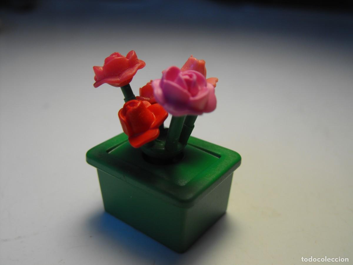 Playmobil: PLAYMOBIL. Planta con flores en maceta.