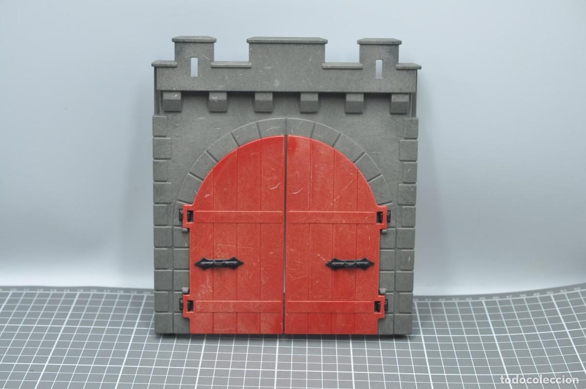 Playmobil: wsk063 Playmobil, puerta castillo negro dragon 3269