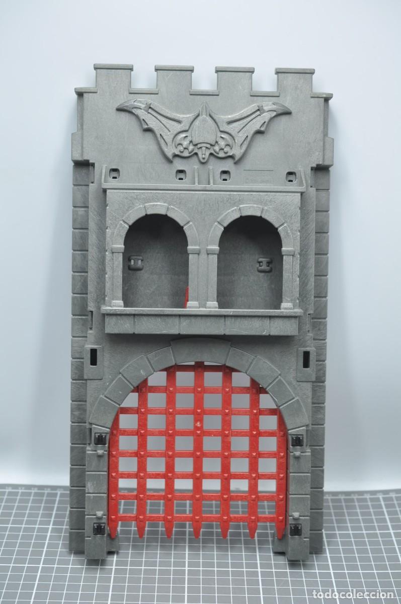 Playmobil: wsk063 Playmobil, puerta castillo negro dragon 3269