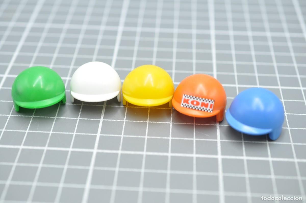 Playmobil: wsk064 Playmobil, 5 cascos piloto