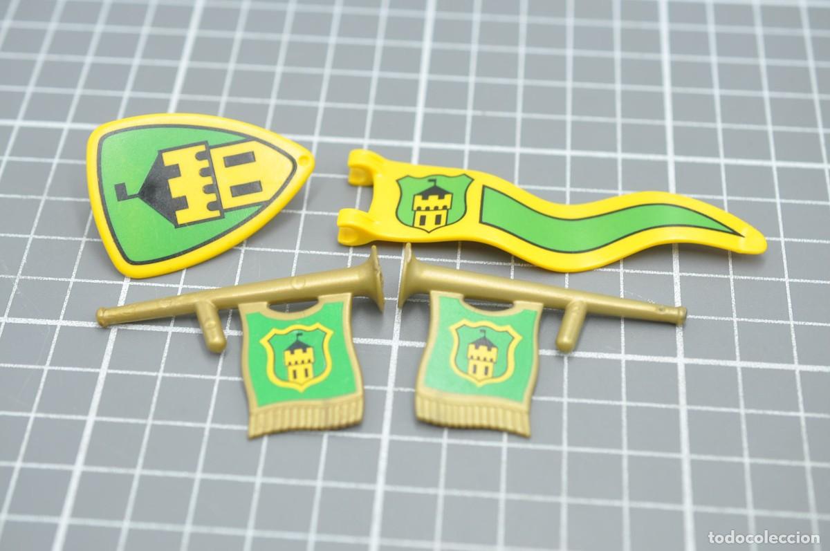 Playmobil: wsk064 Playmobil, bandera, escudo, trompetas 3652