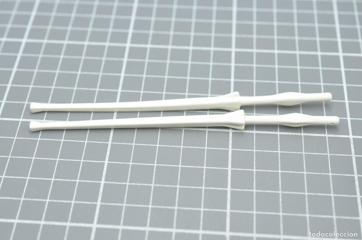 Playmobil: wsk064 Playmobil, 2 lanzas blancas para torneos justas