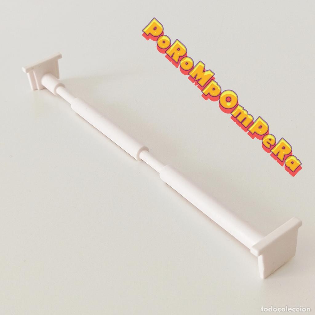 Playmobil: PLAYMOBIL CABLE BLANCO SOPORTE GR&Uacute;A PUERTO 5254 BARRA MUELLE CG6B