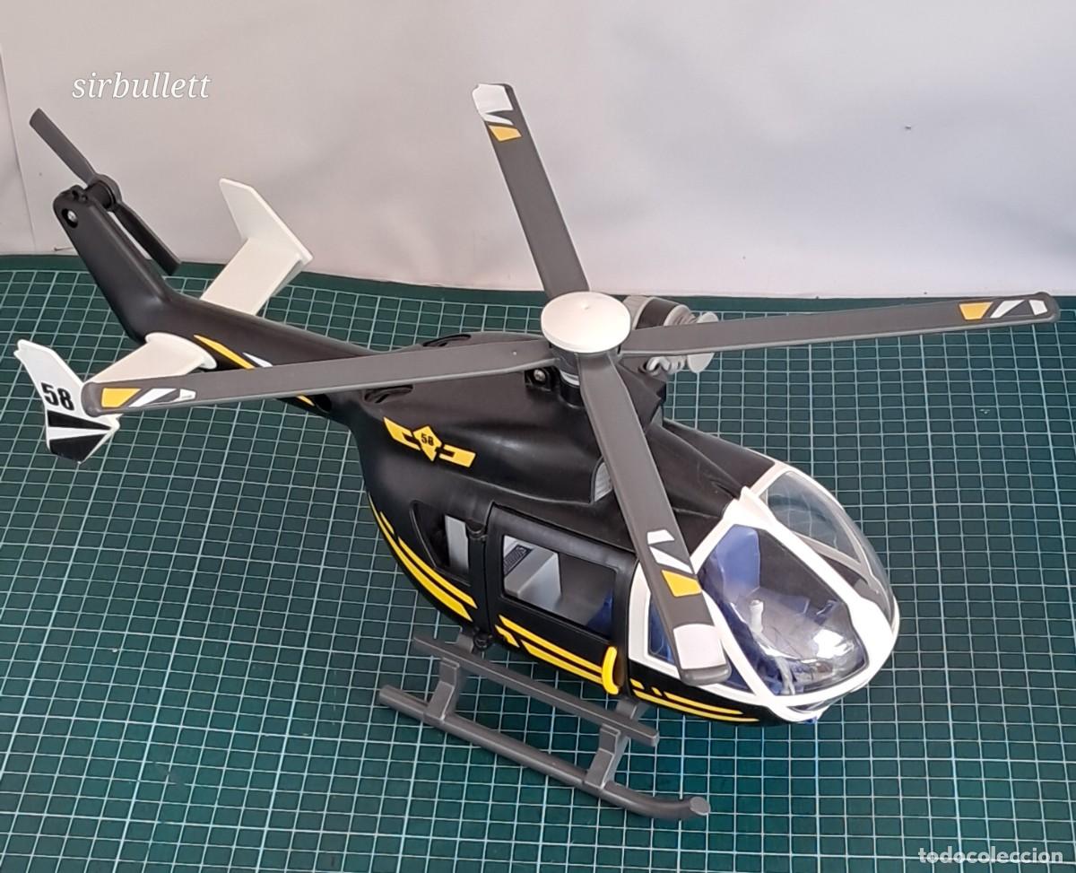 Playmobil: Helic&oacute;ptero fuerzas especiales playmobil. Set 9363. Polic&iacute;a acci&oacute;n ciudad