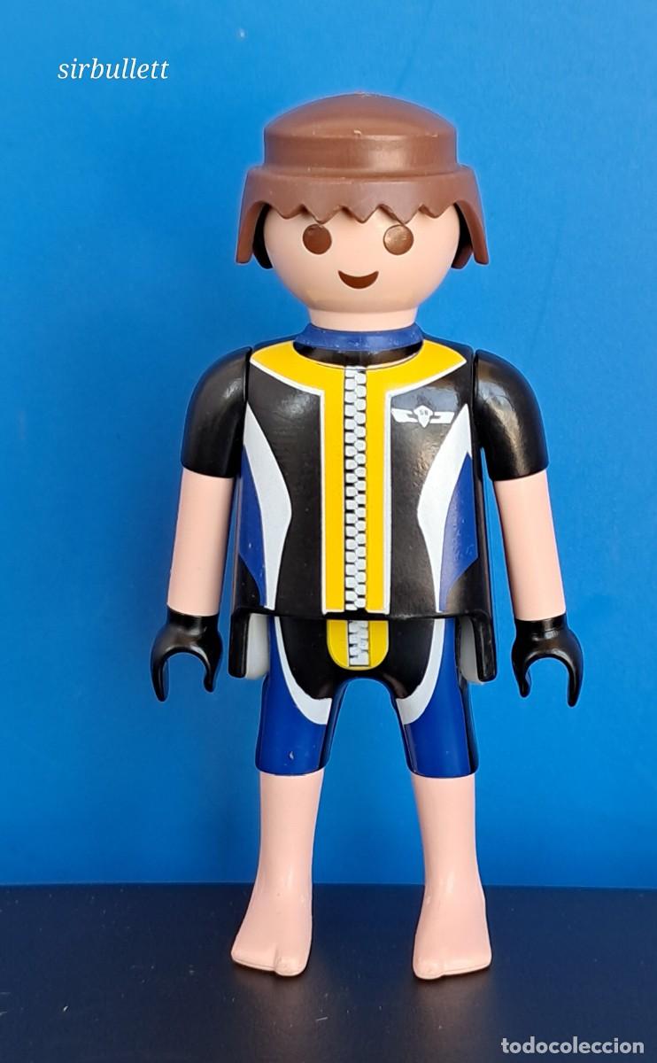 Playmobil: Submarinista buceador fuerzas especiales playmobil. Set 9363. Polic&iacute;a acci&oacute;n ciudad