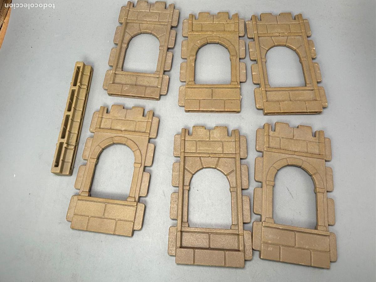 Playmobil: Playmobil pared hueco ventana casa medieval Castillo
