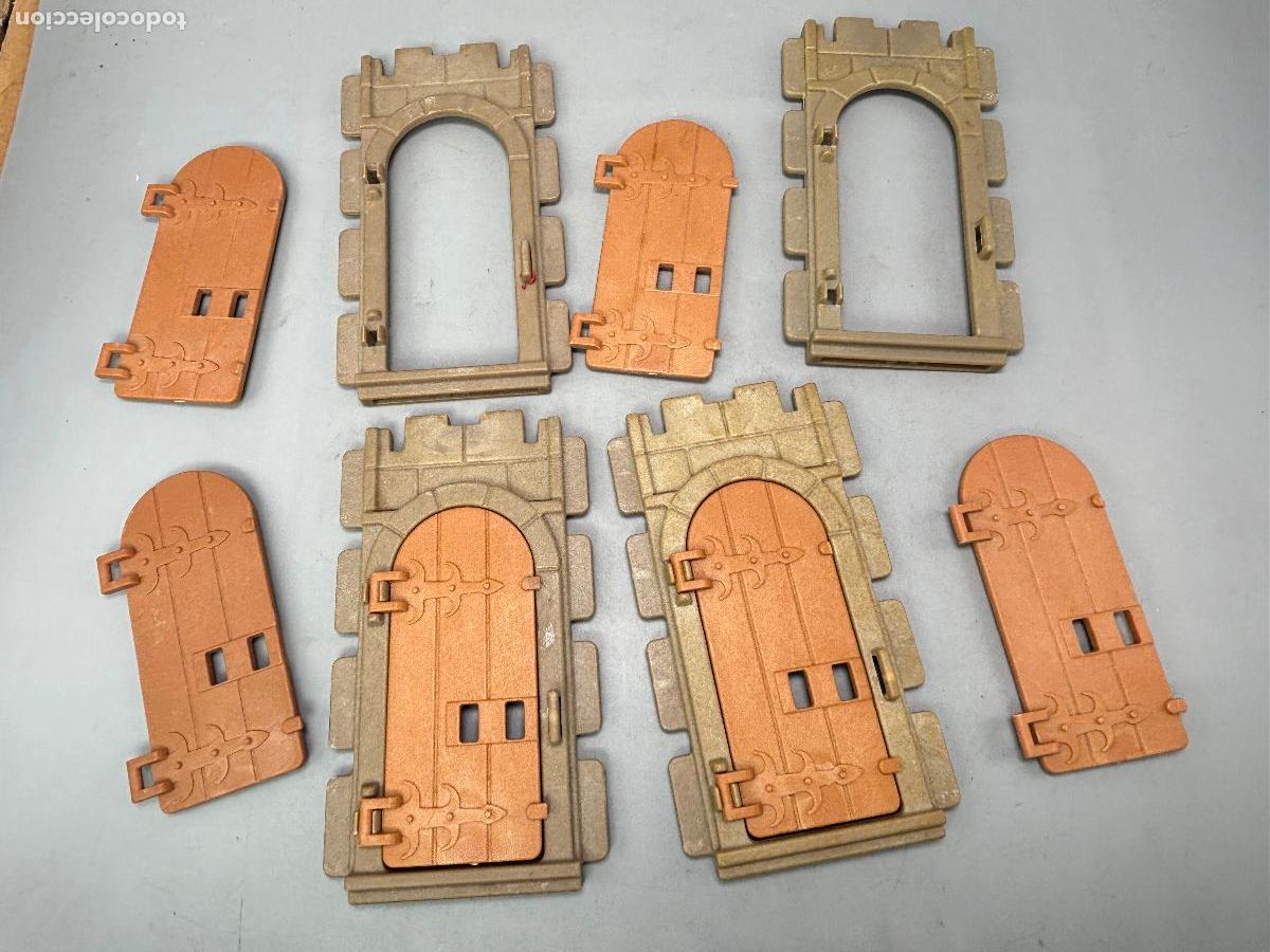 Playmobil: Playmobil pared puerta casa medieval Castillo