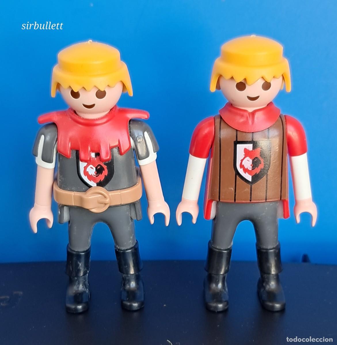 Playmobil: Soldados del clan lobo. Playmobil medieval guerreros