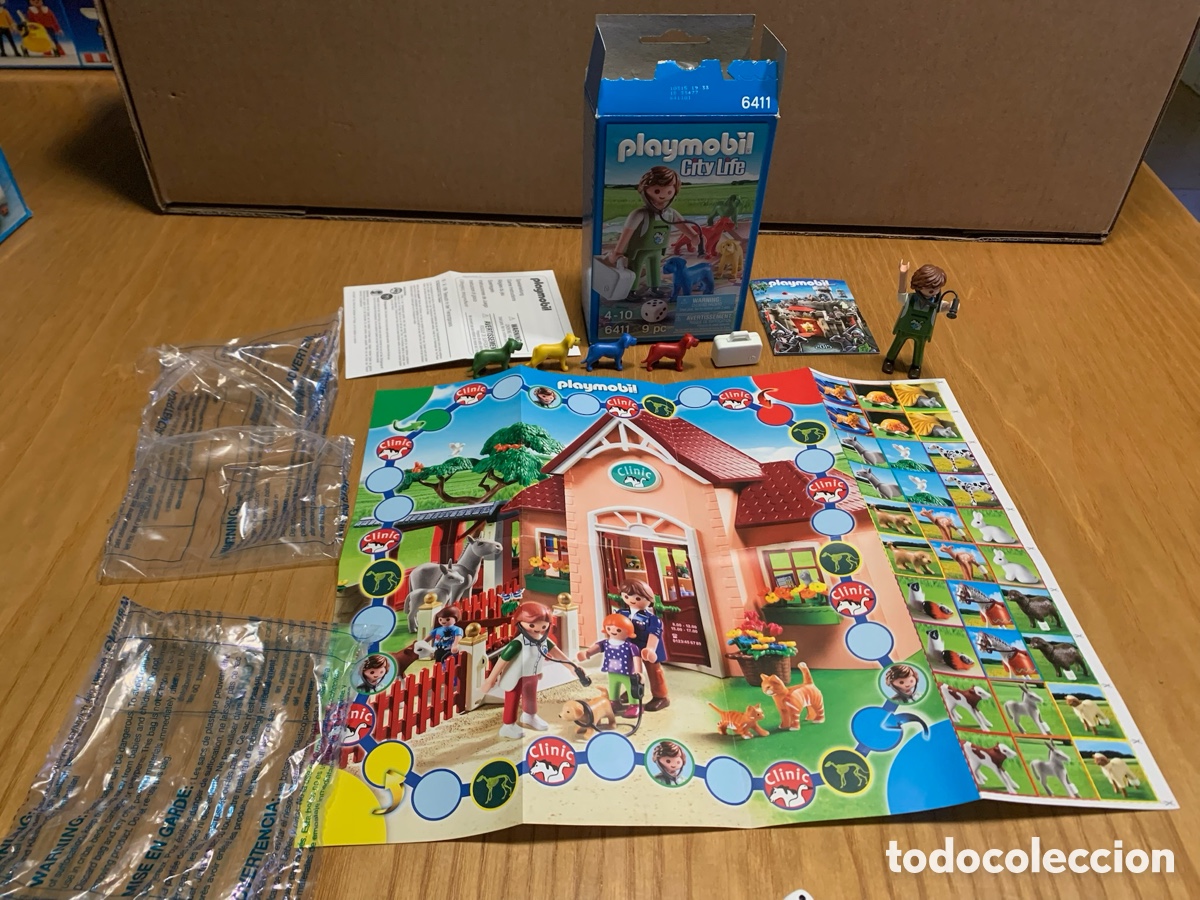 Playmobil: Lote completo del juego de mesa promocional de Playmobil City Life, referencia 6411