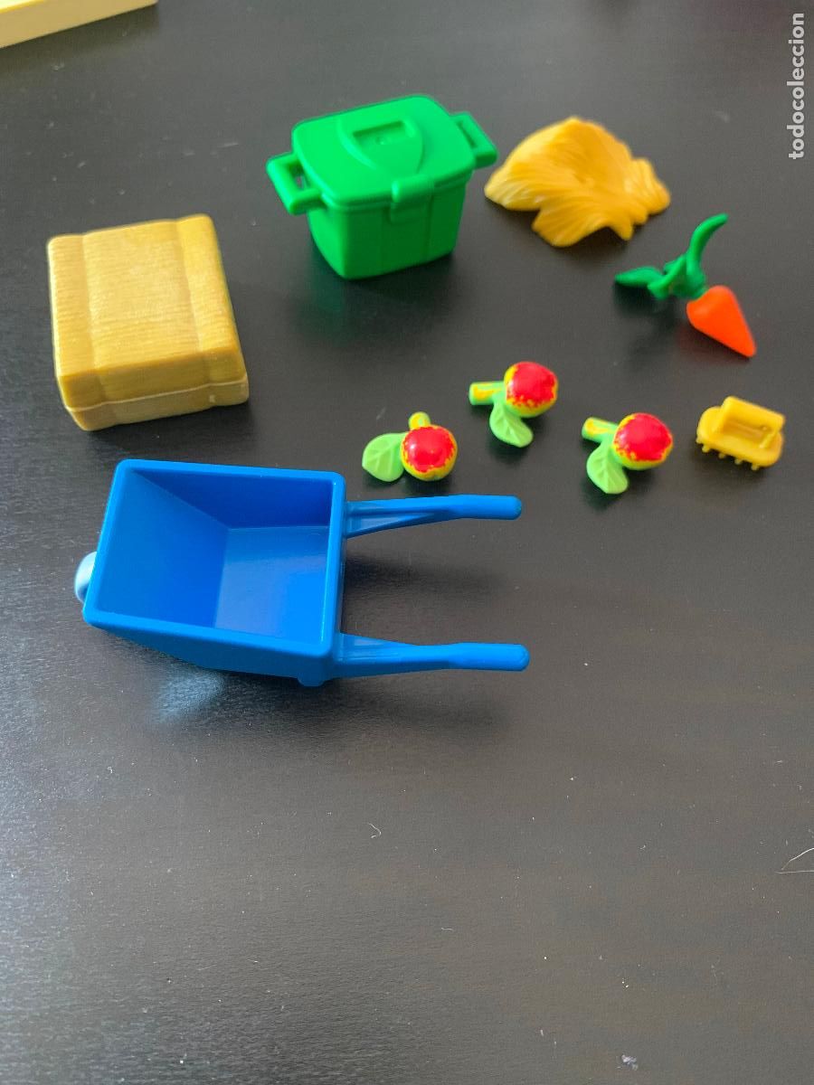 Playmobil: Paja manzanas carretilla accesorios playmobil granja etc repuestos