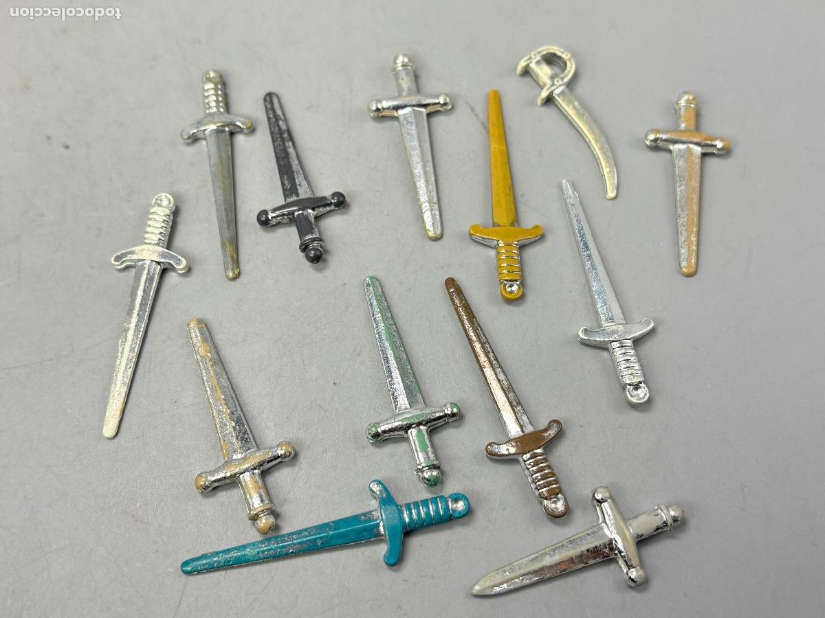 Playmobil: Playmobil espada cromada soldado torneo medieval