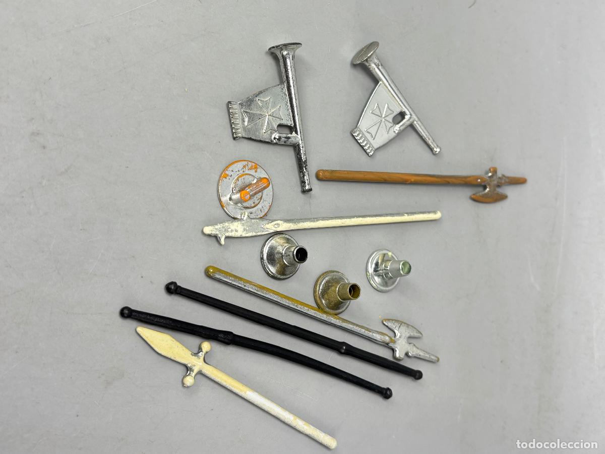 Playmobil: Playmobil trompeta lanza cromada soldado torneo medieval
