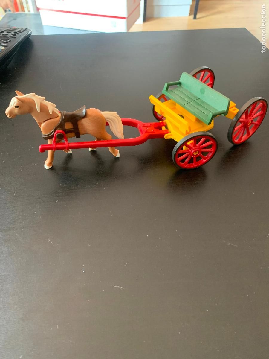 Playmobil: Carro con caballo playmobil