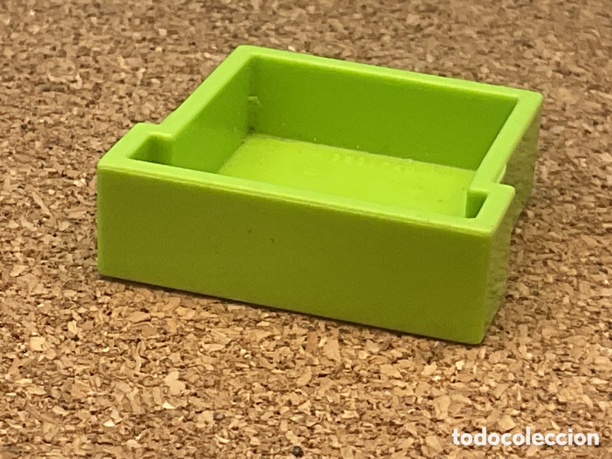 Playmobil: ACCESORIO PLAYMOBIL. CAJON COLOR VERDE. REF 3231740.