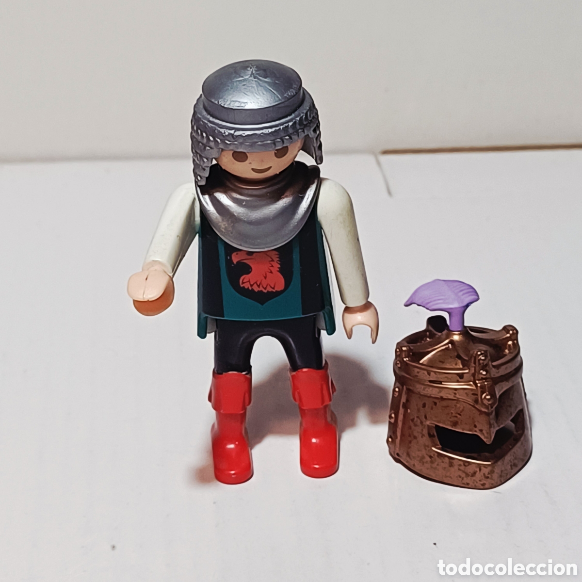Playmobil: Figura Playmobil caballero medieval aguila con casco