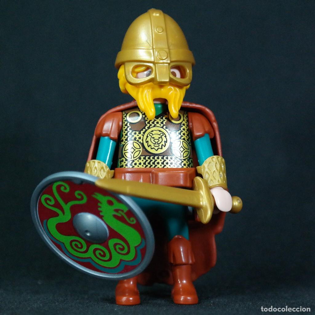 Playmobil: Playmobil vikingo con casco dorado ☼