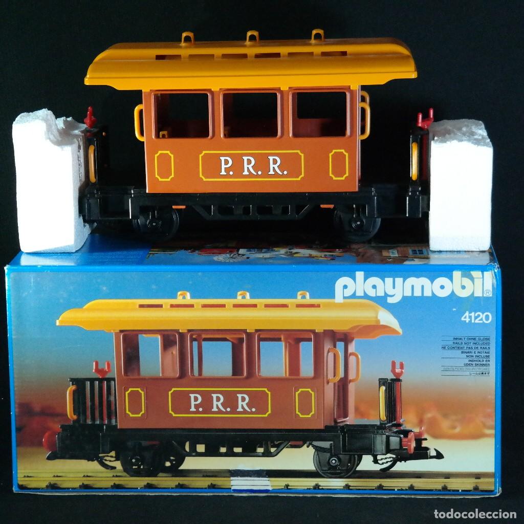 Playmobil: Playmobil Vagon Pensilvania R.R. en excelente estado con caja ref.4120 ☼
