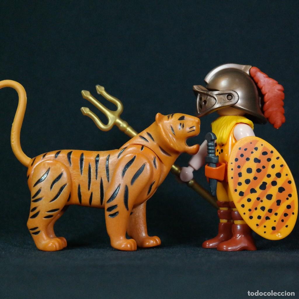 Playmobil: Playmobil gladiador con tigre ☼
