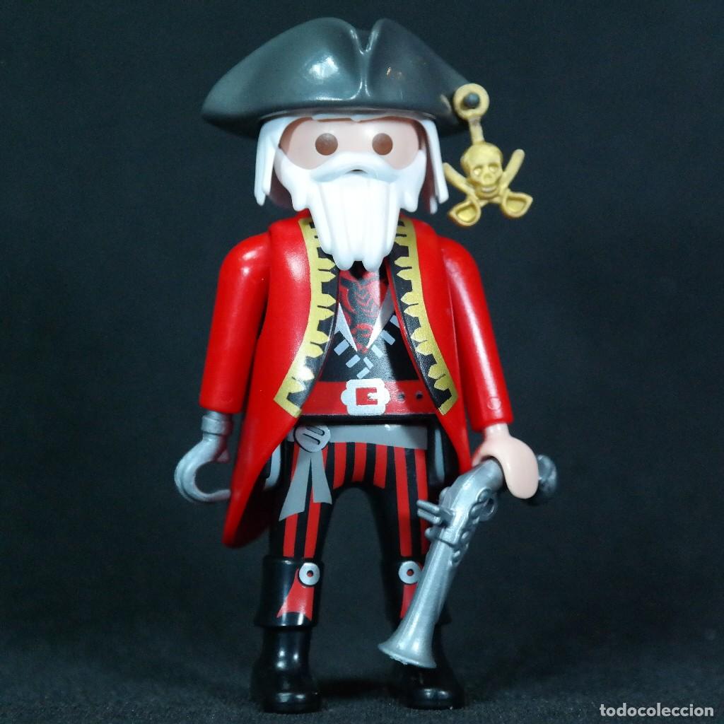 Playmobil: Playmobil pirata viejo con garfio ☼