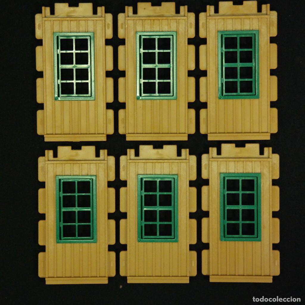 Playmobil: Playmobil 6 paredes con ventana steck ☼