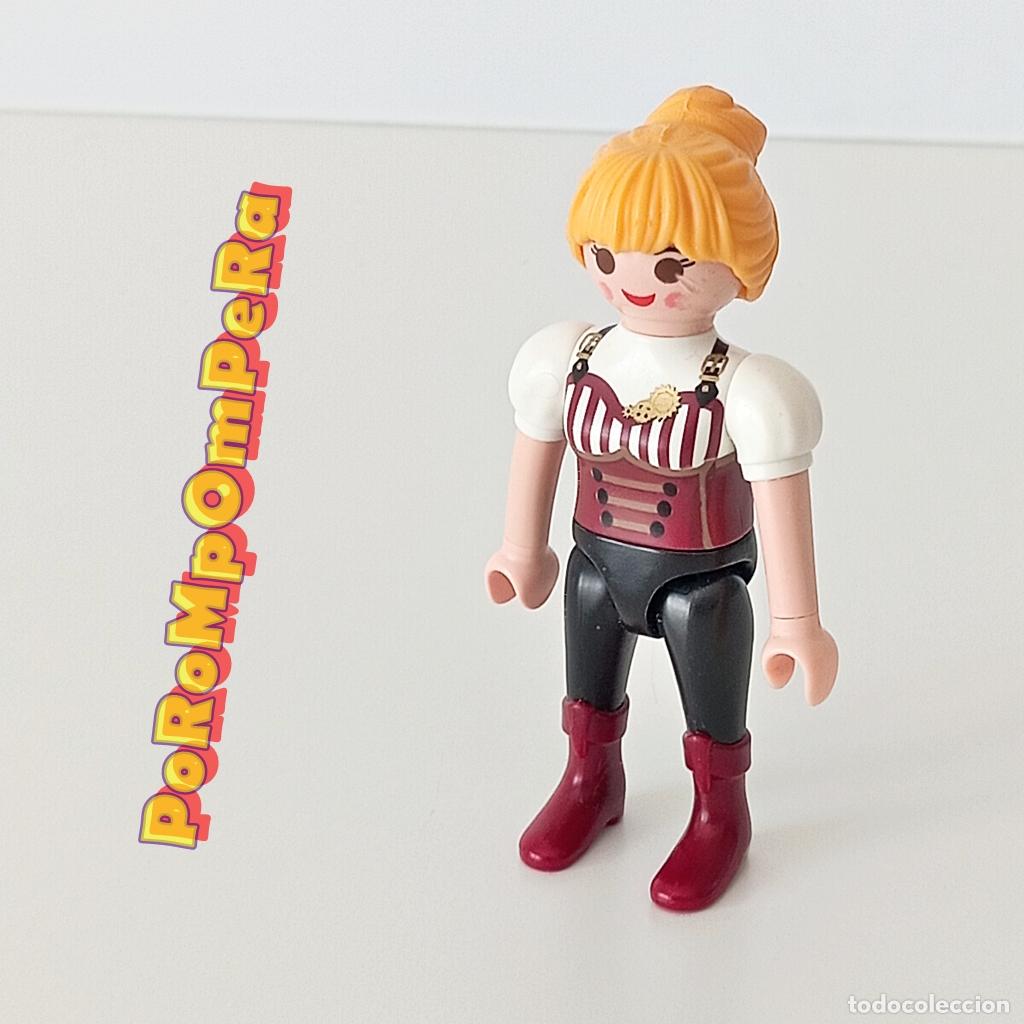 Playmobil: PLAYMOBIL FIGURA MUJER STEAMPUNK SOBRE SORPRESA FIGURES SERIE 16 70160 ? CUSTOM/COMPLETAR CHICA FK