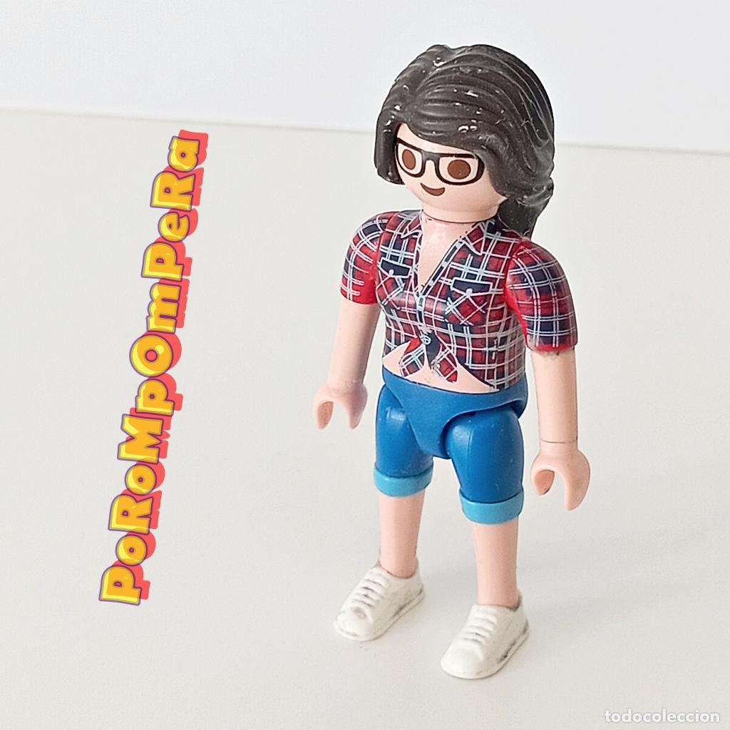 Playmobil: PLAYMOBIL FIGURA CHICA SKATER SIMILAR 9338 CUSTOM/COMPLETAR MUJER FK