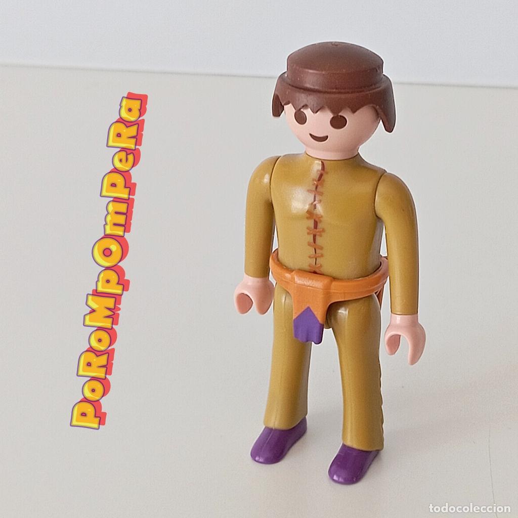 Playmobil: PLAYMOBIL FIGURA SIMILAR 70288 CUSTOM/COMPLETAR M&Eacute;DICO INDIO SOBRE SORPRESA SCOOBY DOO FK
