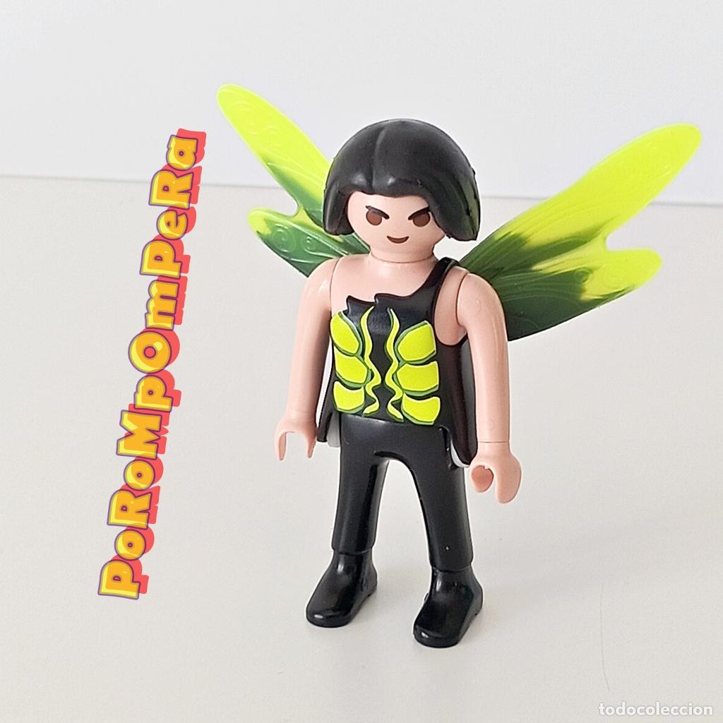 Playmobil: PLAYMOBIL FIGURA MUJER ALADA CUSTOM/COMPLETAR CHICA HADA ALAS FK