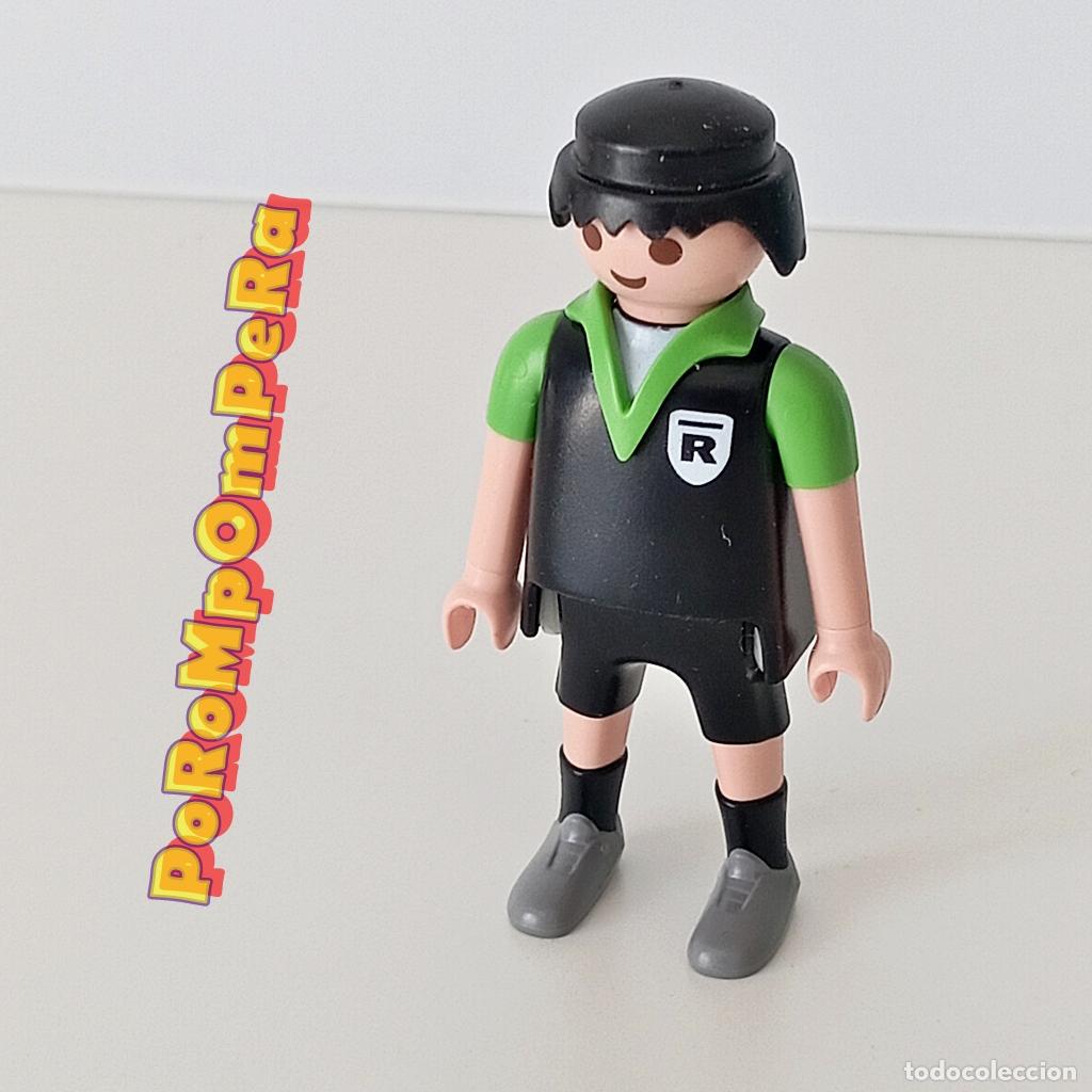 Playmobil: PLAYMOBIL FIGURA &Aacute;RBITRO DE F&Uacute;TBOL SIMILAR 4700 4717 4725 HOMBRE MU&Ntilde;ECO CLICK FL