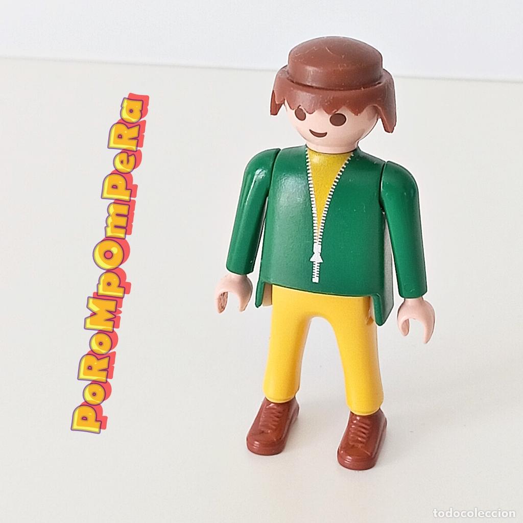 Playmobil: PLAYMOBIL FIGURA 3634 CUSTOM/COMPLETAR MU&Ntilde;ECO CLICK VISITANTE ZOO FL