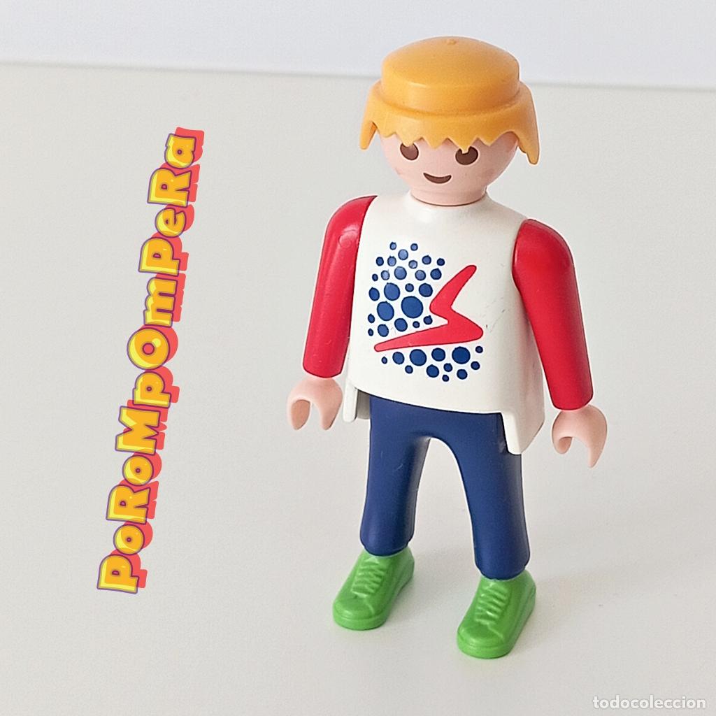 Playmobil: PLAYMOBIL FIGURA HOMBRE 3650 CUSTOM/COMPLETAR MU&Ntilde;ECO CLICK VISITANTE ZOO FL