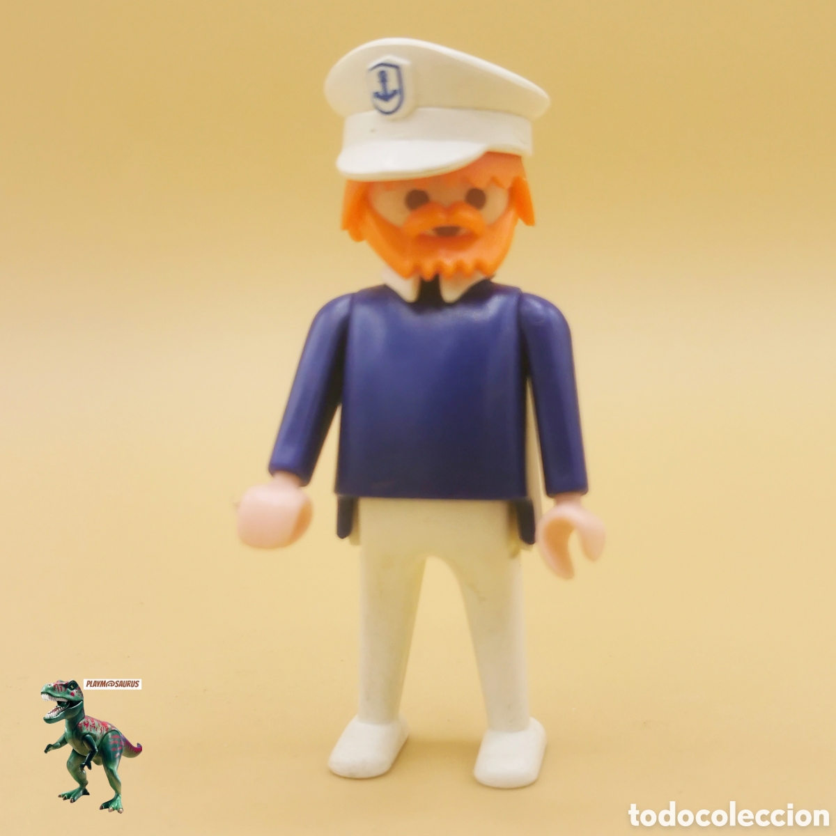 Playmobil: Playmobil figura marinero patrullera policia barco guardia costera guardacostas capitan 3599
