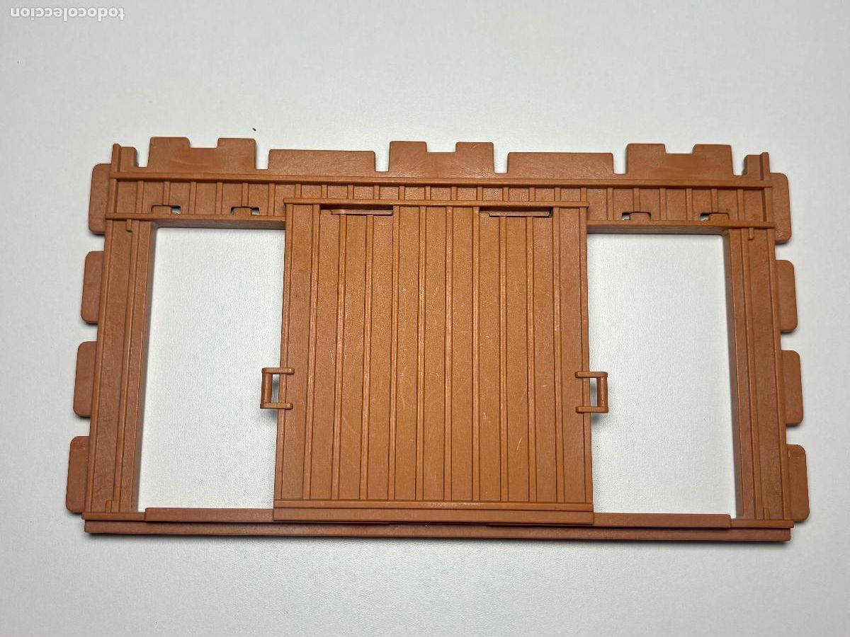 Playmobil: Playmobil 4305 pared grande con puerta corredera estaci&oacute;n de tren