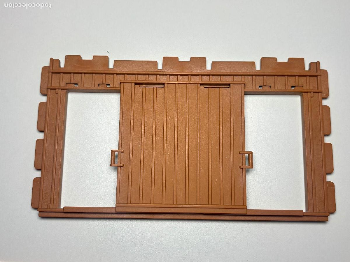 Playmobil: Playmobil 4305 pared grande con puerta corredera estaci&oacute;n de tren