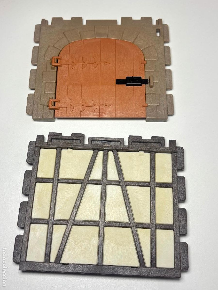 Playmobil: Playmobil lote pared y con puerta casa castillo