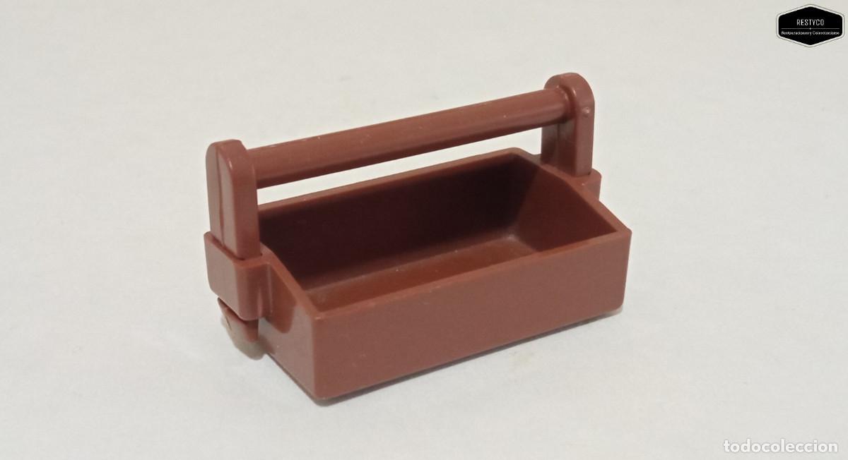 Playmobil: Playmobil - Caja de Herramientas Mec&aacute;nico Color Marr&oacute;n