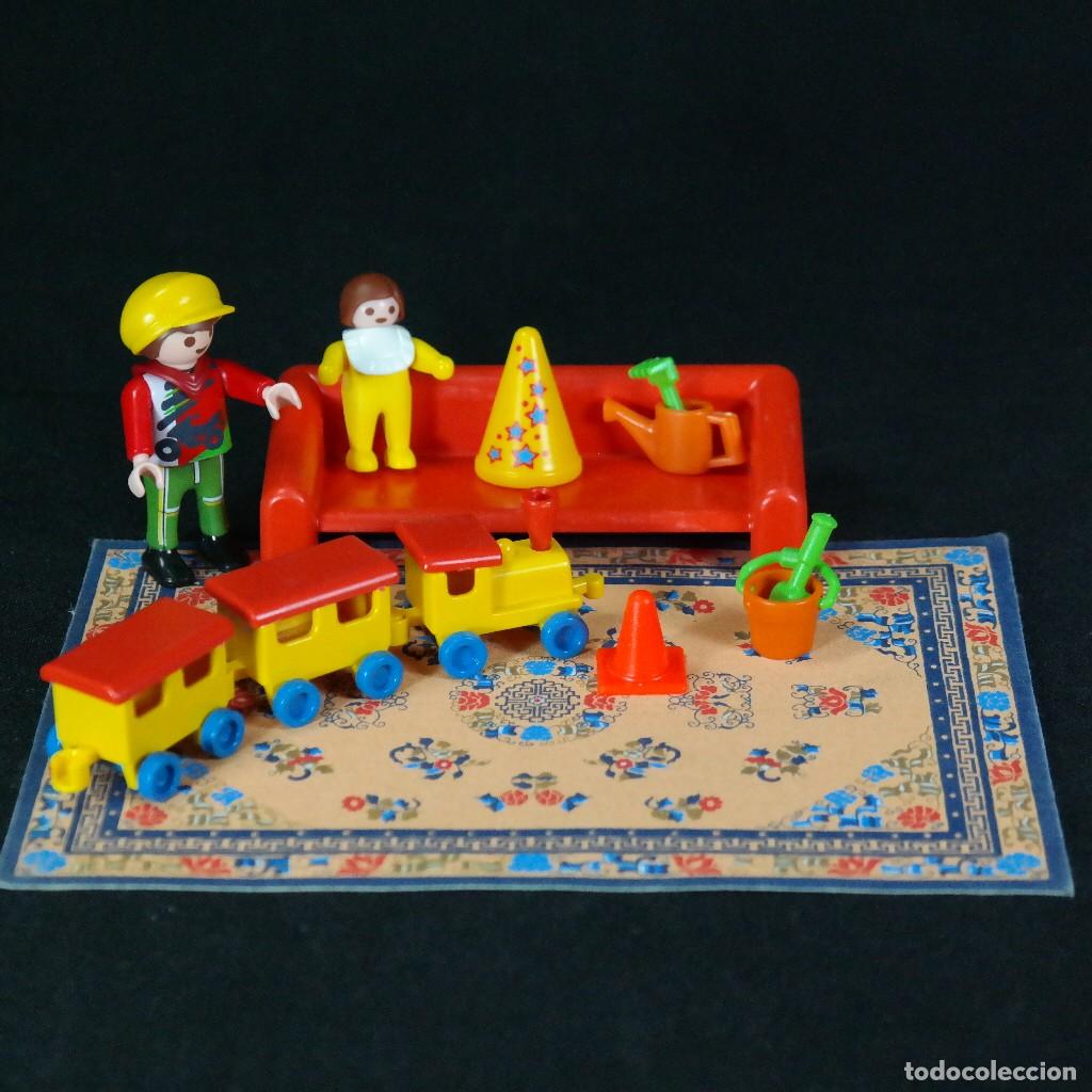 Playmobil: Playmobil sofa con ni&ntilde;os y juguetes ☼