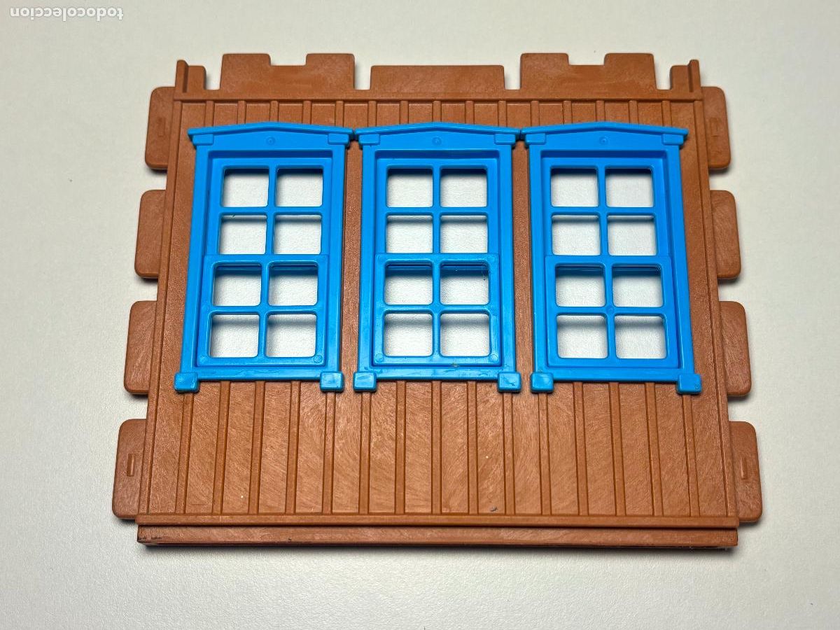 Playmobil: PLAYMOBIL 3770 pared con ventana casa oeste estaci&oacute;n de tren