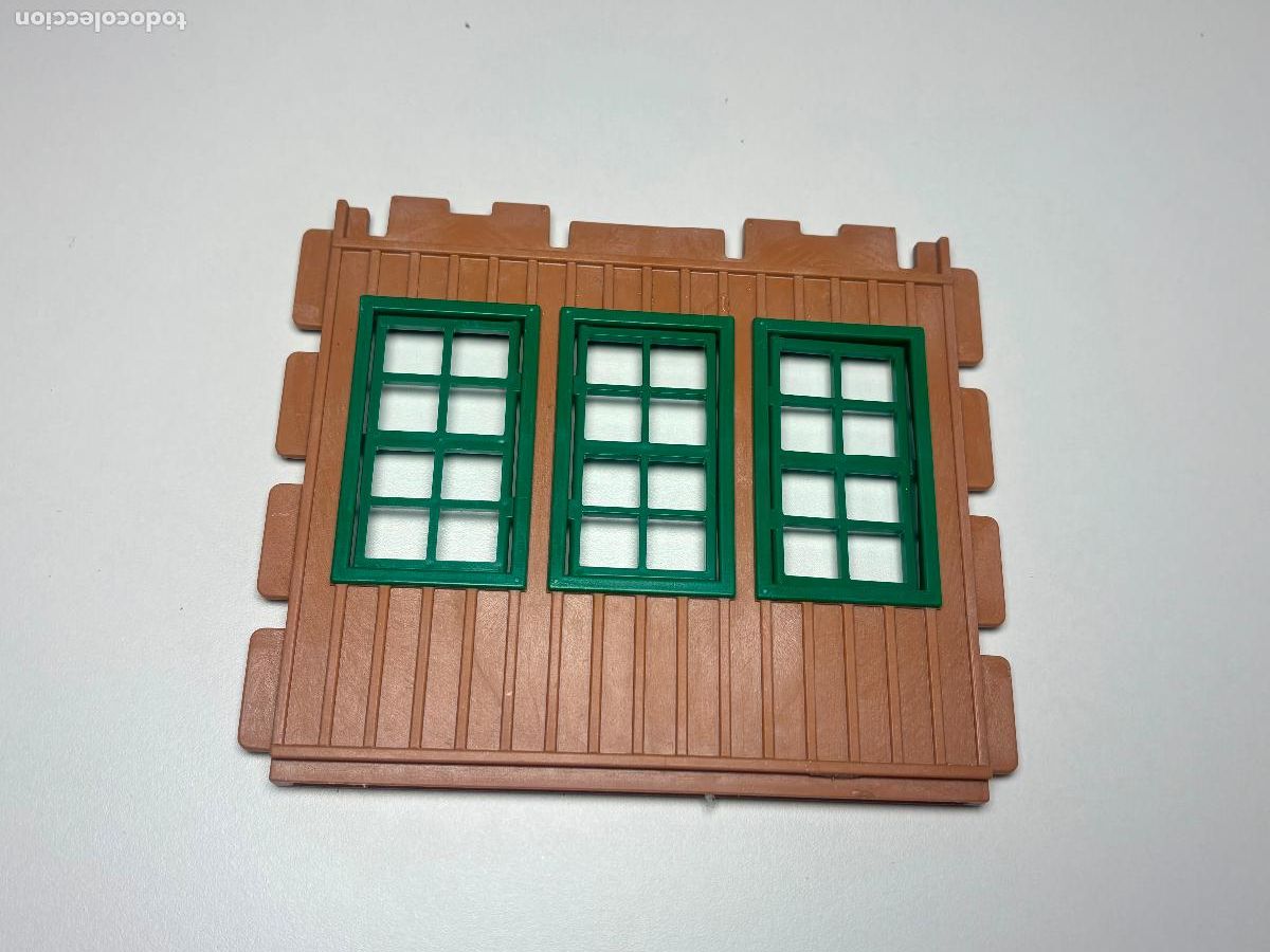 Playmobil: Playmobil 4305 pared con ventanas estaci&oacute;n de tren