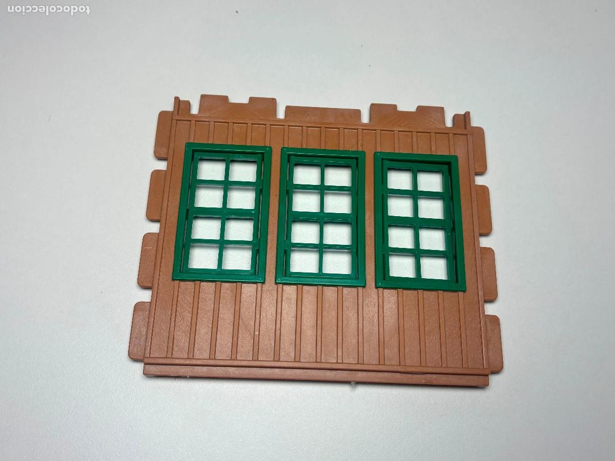 Playmobil: Playmobil 4305 pared con ventanas estaci&oacute;n de tren