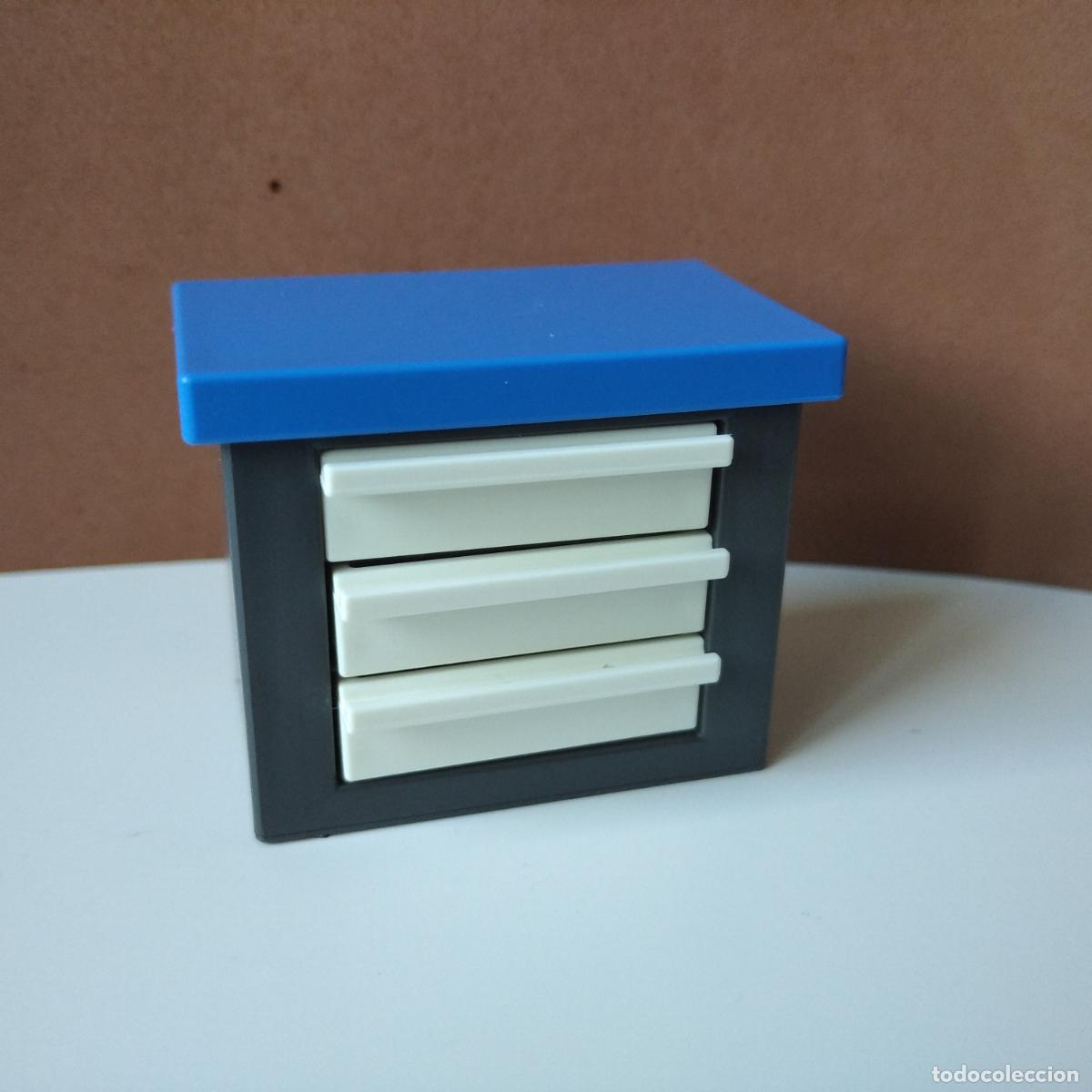 Playmobil: PLAYMOBIL MESA DE TRABAJO CON CAJONES CONSTRUCION OBRAS CIUDAD