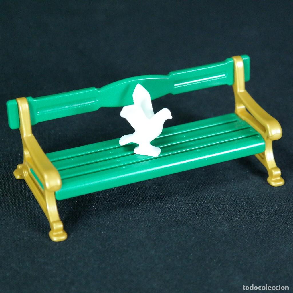 Playmobil: Playmobil banco con paloma ☼
