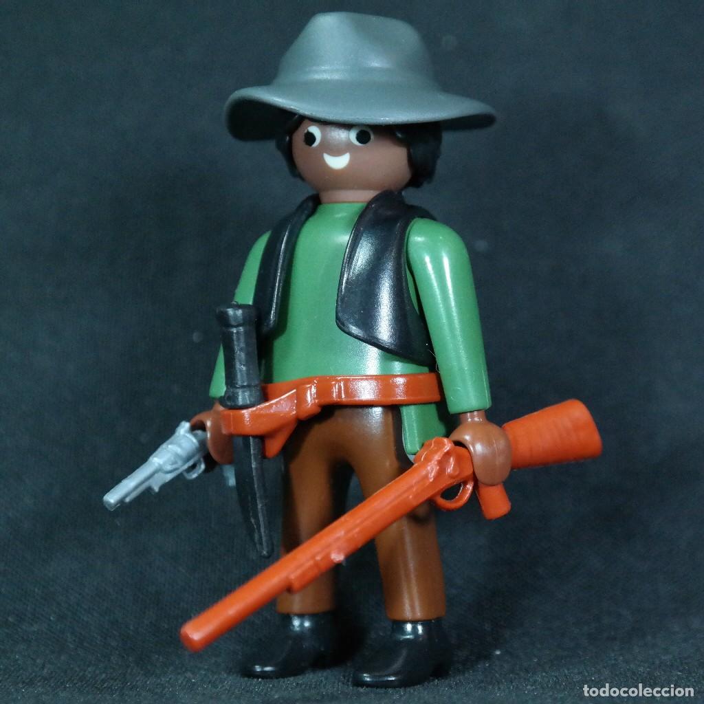 Playmobil: Playmobil vaquero con revolver y rifle ☼