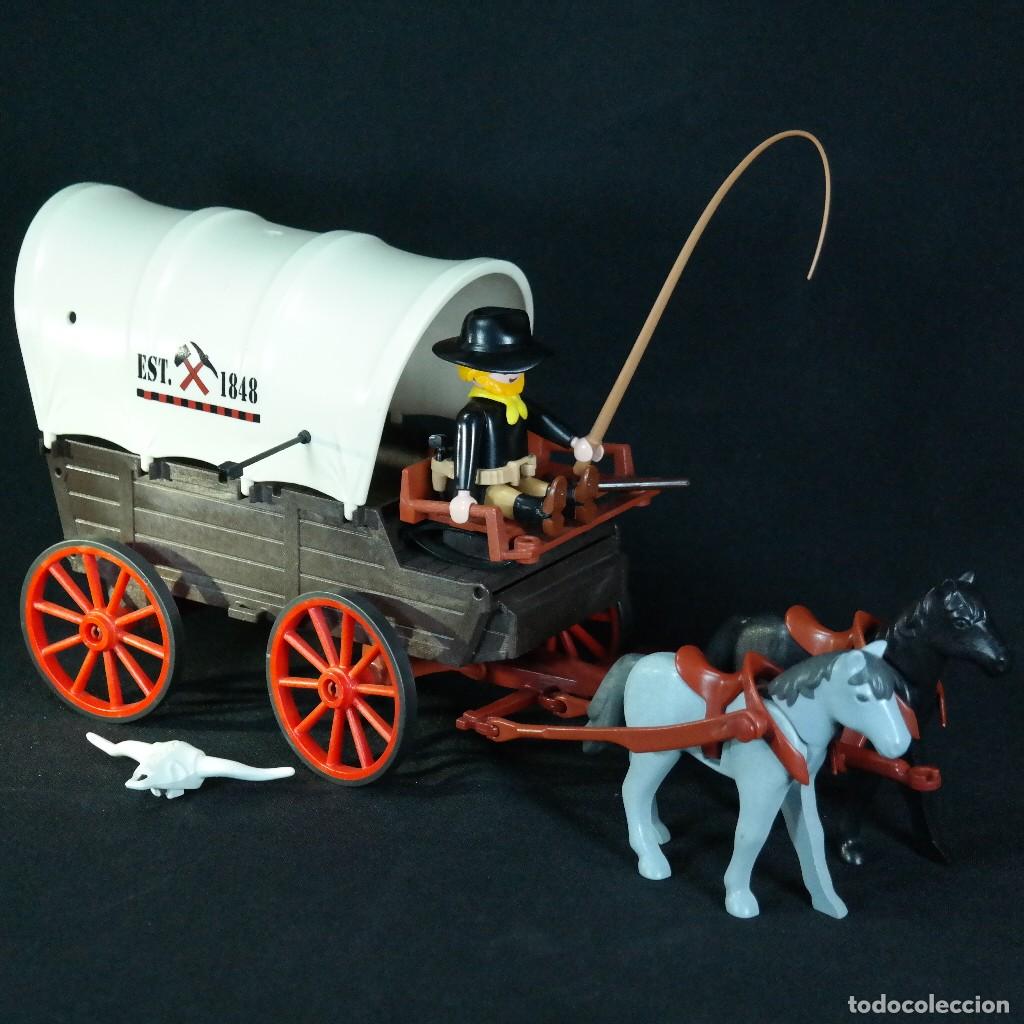 Playmobil: Playmobil carreta de oeste con figura ☼