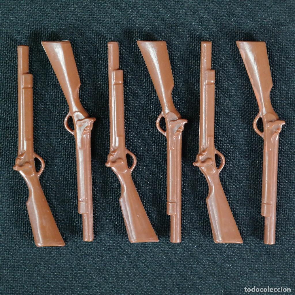 Playmobil: Playmobil seis rifles antiguos primera epoca ☼