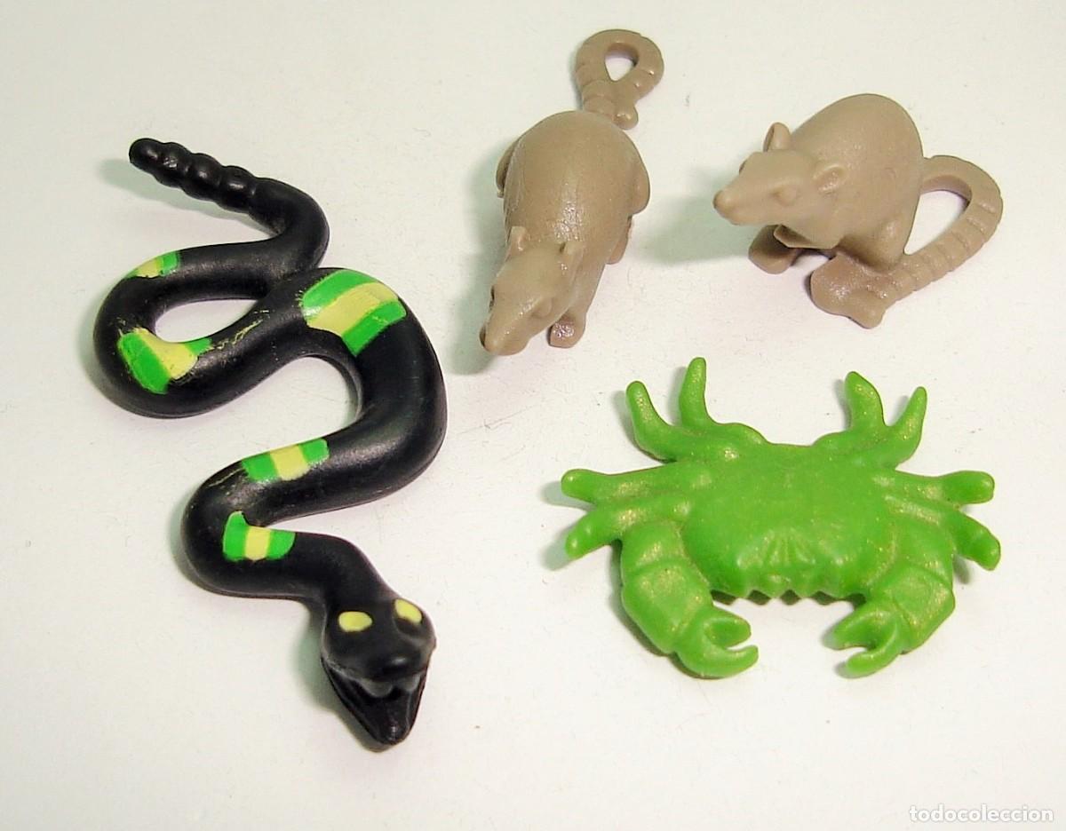 Playmobil: ACCESORIO PLAYMOBIL RATAS SERPIENTE Y CANGREJO LOTE 260